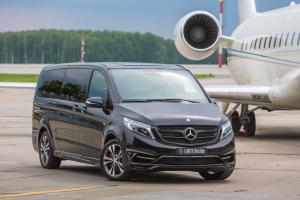 2017 Mercedes-Benz V250 BlueTEC Black Crystal in Black by Larte Design (Obsidian Black)